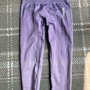 Gymshark Lavender Leggings Full-Length Stretchy Activewear
